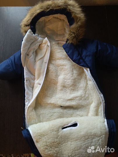 Конверт зимний на выписку