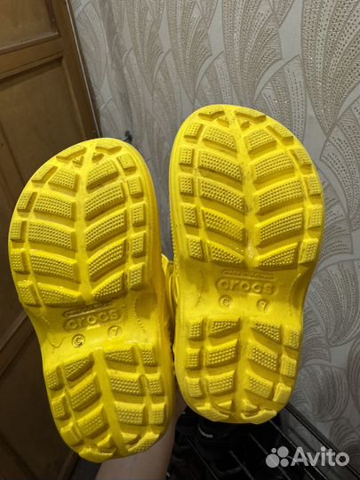 Детские резиновые сапоги crocs