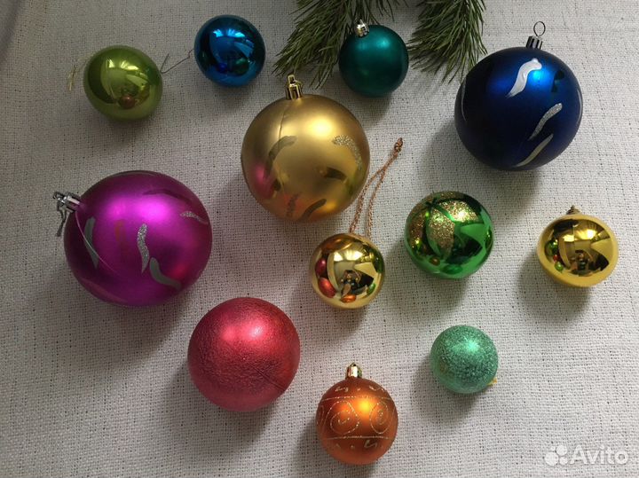 Новогодние игрушки шары на елку