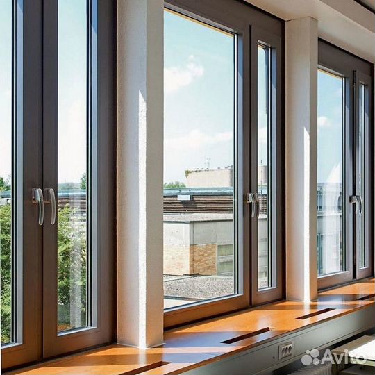 Окно алюминиевое