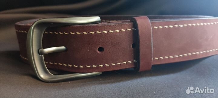 Ремень мужской из натуральной кожи ручной работы