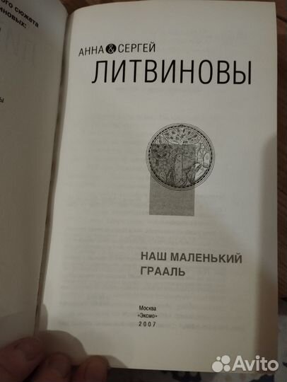 Книга Наш маленький грааль Литвиновы Анна и Сергей