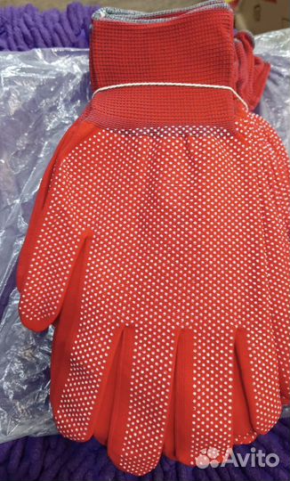 Перчатки нейлоновые (Точка) Китай и Корея новые