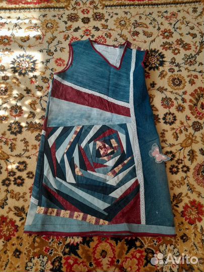 Лоскутное шитье платья