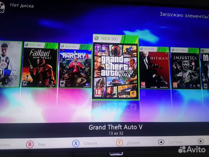 Xbox 360E+2джоя, 999игр Прошита