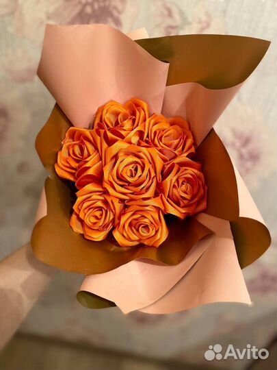 Букет из атласных лент