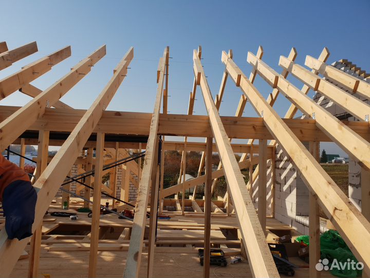 Монтаж кровли, Плотники, Строим крыши-Честные цены