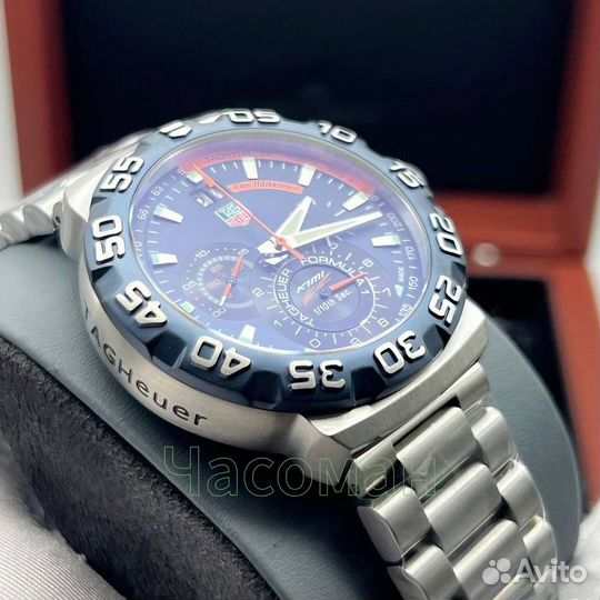 Наручные часы массивные мужские Tag Heuer swiss