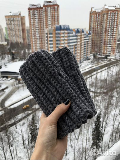 Митенки вязаные