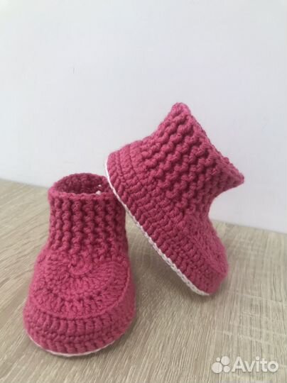 Пинетки вязаные хлопок