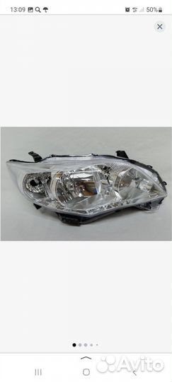 Фара toyota corolla 150 рестайл левая и правая
