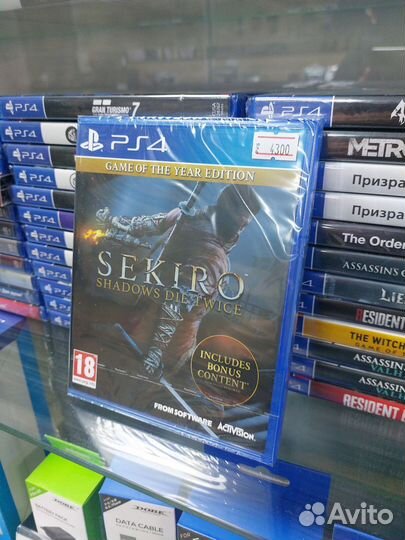 Игра Sekiro: Shadows Die Twice Русские субтитры PS