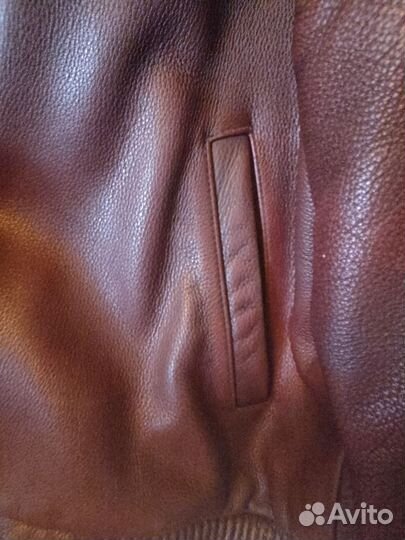 Кожаная куртка мужская