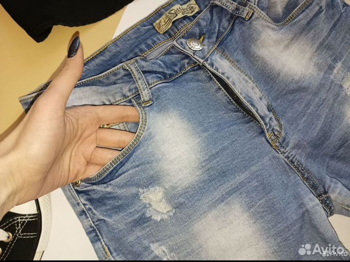 Женские джинсовые шорты 42 44