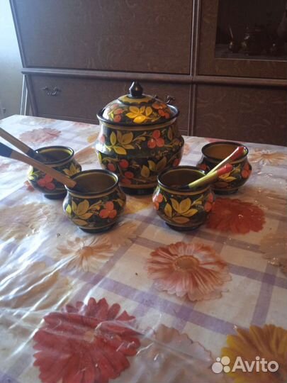 Посуда хохлома СССР