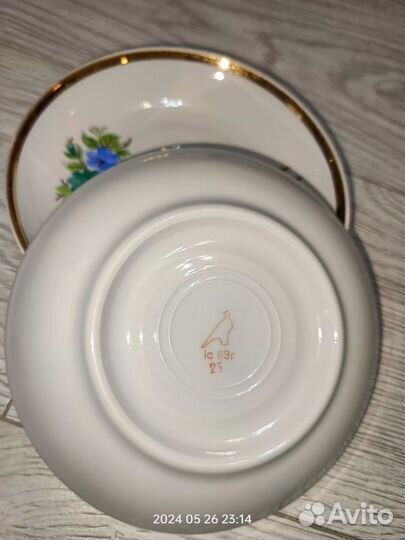 Чайный сервиз СССР 1989 г. Дулево