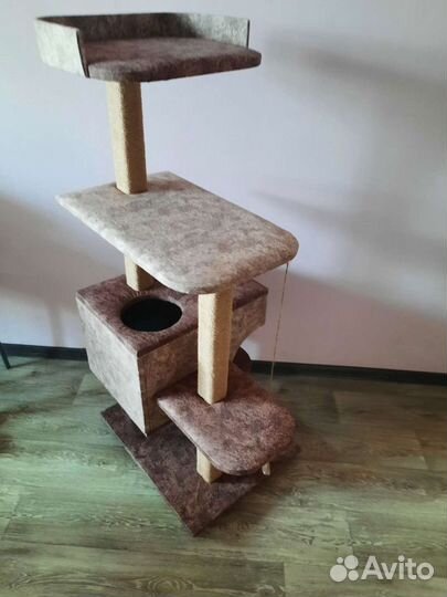 Когтеточка с лежанкой