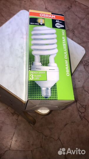 Энергосберегающая лампы е 27 osram