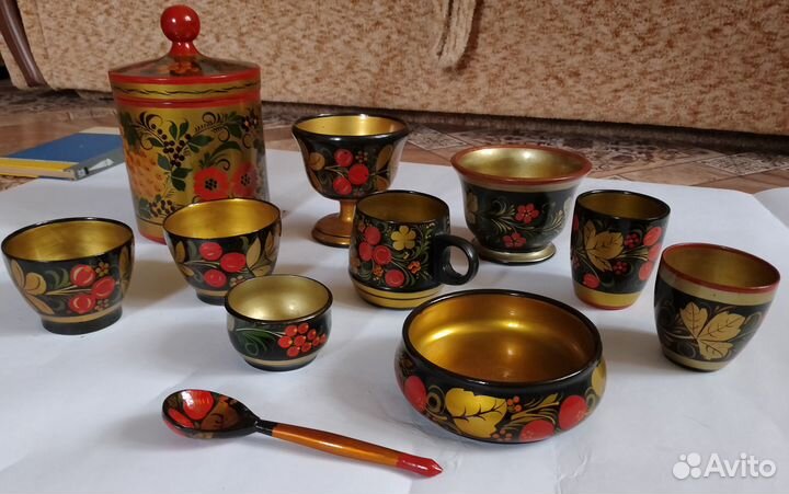 Посуда Хохлома СССР