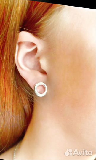 Uno DE серьги пусеты