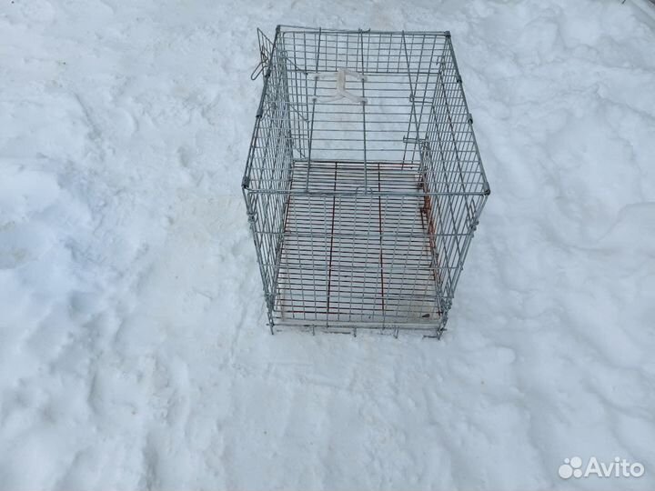 Клетка для собаки складная с поддоном