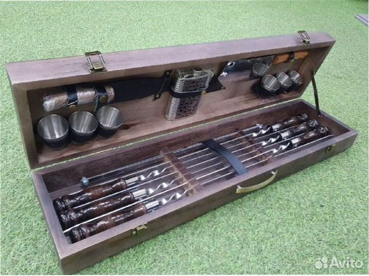 Подарочные шампура в кейсе