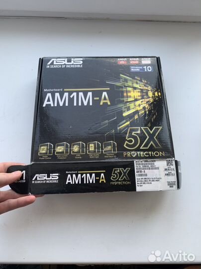 Материнская плата asus am1m-a + sempron 3850