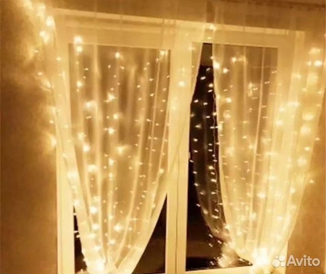 Гирлянда штора
