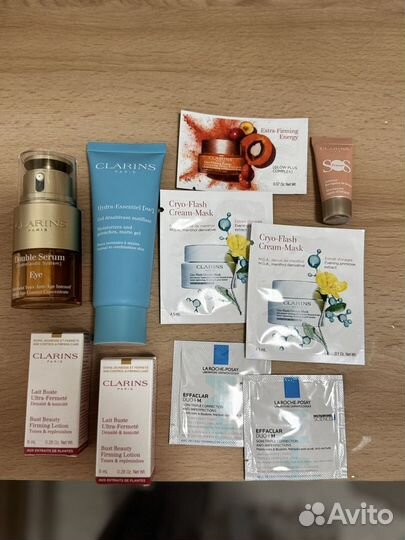 Набор косметики clarins сыворотка гель крем