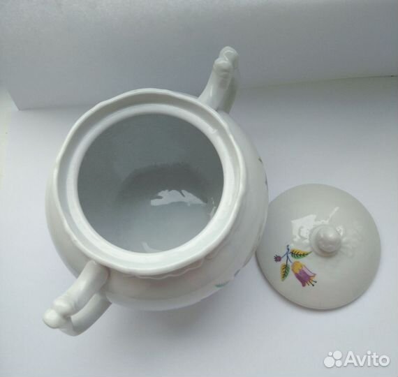 Сахарница фарфоровая Вербилки, СССР