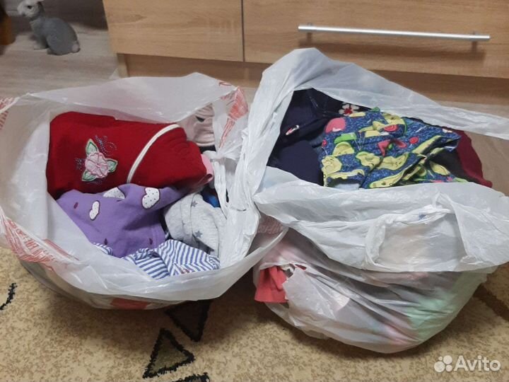 Пакет вещей от 80р до 1.6л стал больше