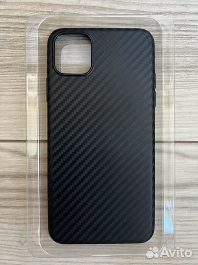 Чехол на iPhone 11 Pro Max Carbon