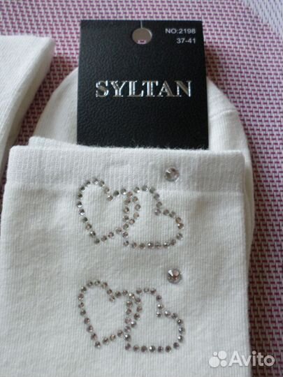 Носочки женские хлопок белые р.37-40