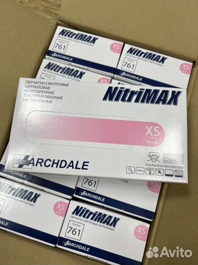 Перчатки нитриловые Nitrimax оригинал