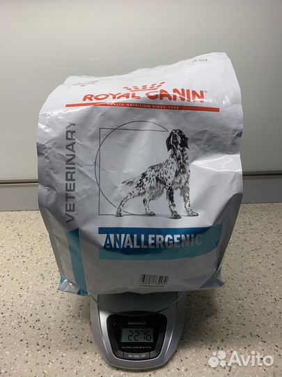 Корм для собак royal canin anallergenic