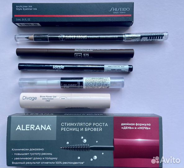 Тушь, подводка, стимулятор роста, гель для бровей