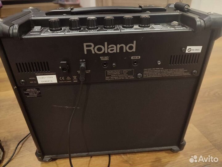 Комбоусилитель Roland cube-10GX