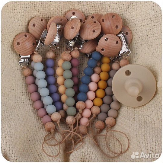 Силиконовый держатель для соски