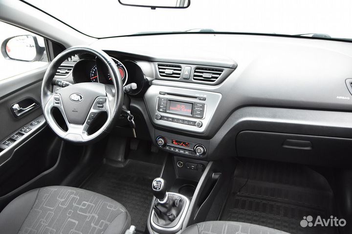 Kia Rio 1.6 МТ, 2016, 121 700 км