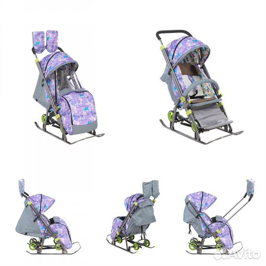 Санки коляска galaxy