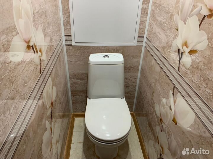 Ремонт ванной и туалета панелями пвх