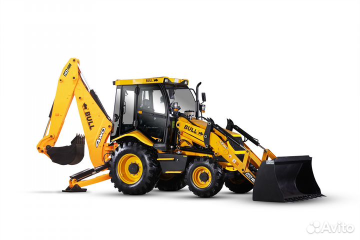 Экскаватор-погрузчик Bull HD100 Synchro-Shuttle, 2023