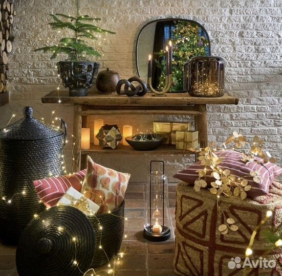 Корзина из плетеной рисовой соломы Am.Pm