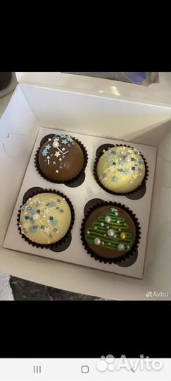 Шоколадные бомбочки с маршмеллоу