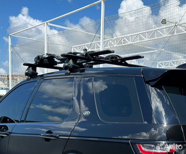 Рейлинги на крышу с велодержателями Land rover
