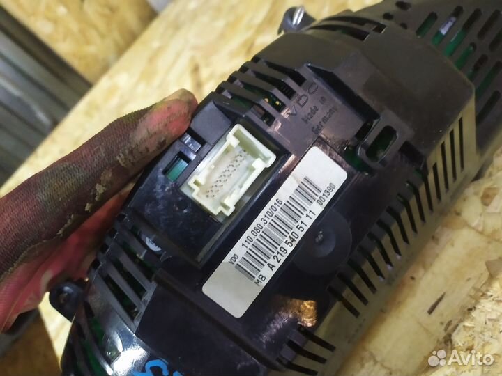 Приборка AMG Mercedes W219