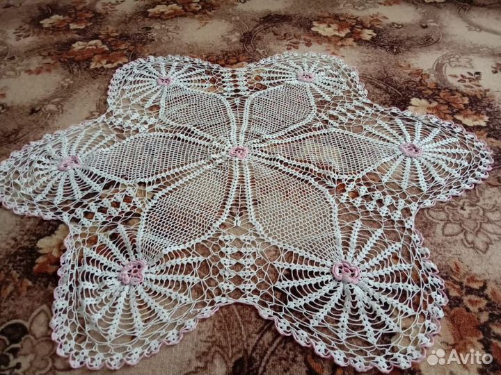 Салфетки ручной работы вязаные