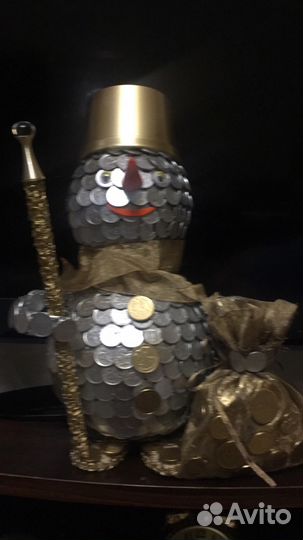 Снеговик из монет. Эксклюзив