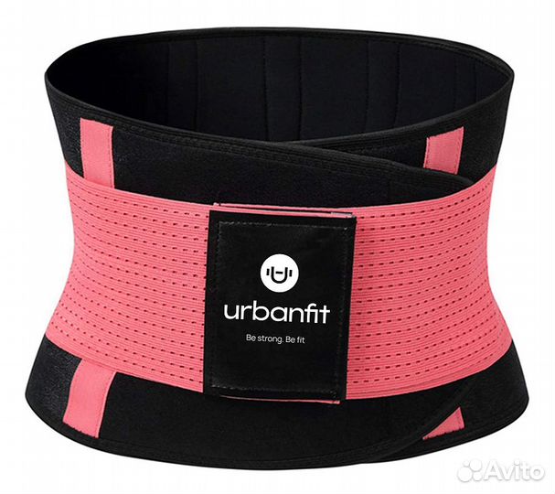 Пояс для похудения Urbanfit, размер XL, розовый