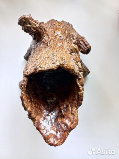 Декор.коряга глина